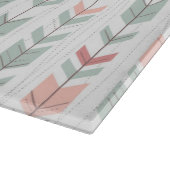 Geometrisch patroon in retrostijl snijplank (Hoek)