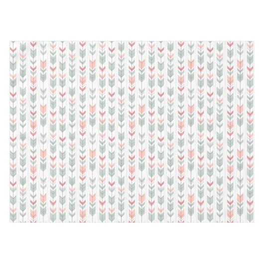 Geometrisch patroon in retrostijl tafelkleed (Voorkant (Horizontaal))