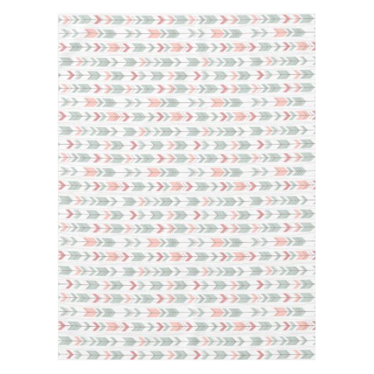 Geometrisch patroon in retrostijl tafelkleed (Voorkant)