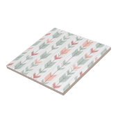 Geometrisch patroon in retrostijl tegeltje (Zijkant)