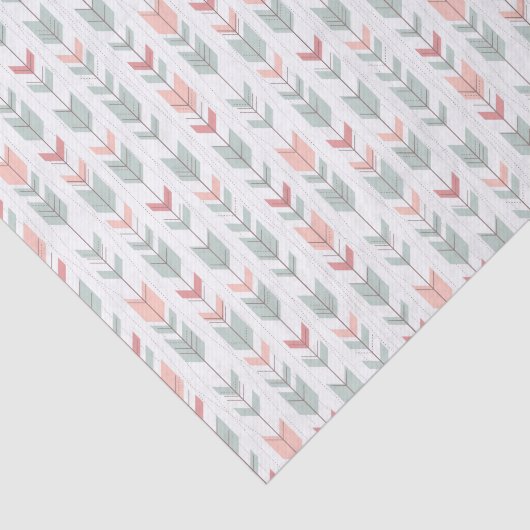 Geometrisch patroon in retrostijl tissuepapier (Detail)