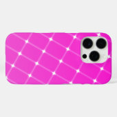  geometrisch patroon in warmroze magenta Case-Mate iPhone case (Achterkant (horizontaal))