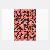 geometrisch patroon. inpakpapier vel (Voorkant 3)