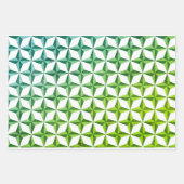 Geometrisch patroon inpakpapier vel (Voorkant 2)