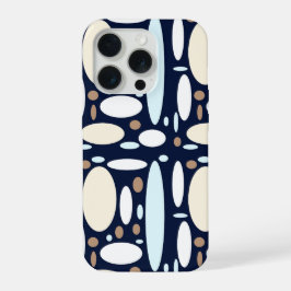 Geometrisch patroon iPhone 15 pro case