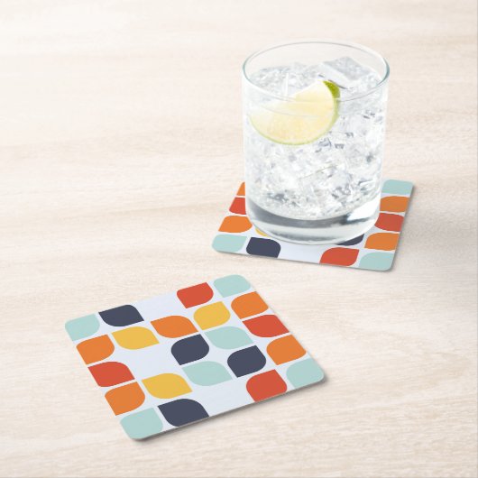 geometrisch patroon kartonnen onderzetters (Insitu)