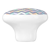 Geometrisch patroon keramische knop (Zijkant)