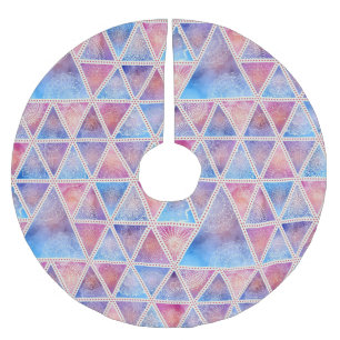 Geometrisch patroon kerstboom rok