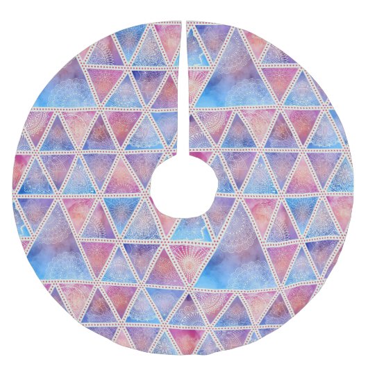 Geometrisch patroon kerstboom rok (Voorkant)