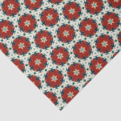 Geometrisch patroon Kerststerren 2 Tissuepapier (Detail)