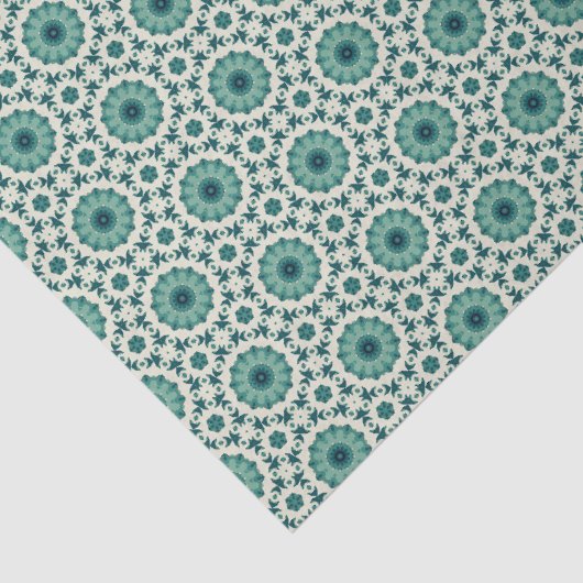 Geometrisch patroon Kerststerren 8 Tissuepapier (Detail)