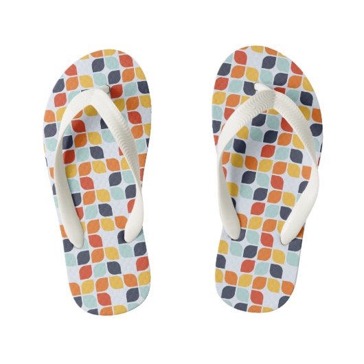 geometrisch patroon kinder teenslippers (Voetbed)