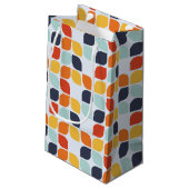  geometrisch patroon klein cadeauzakje (Achterkant Gekanteld)