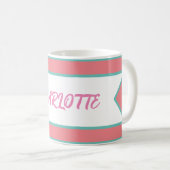Geometrisch patroon koffiemok (Voorkant rechts)