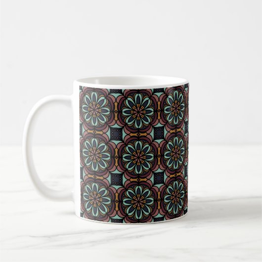 Geometrisch patroon koffiemok (Links)