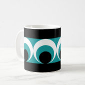 Geometrisch patroon koffiemok (Voorkant links)