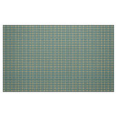 Geometrisch patroon koper turquoise stof (Fat Quarter)