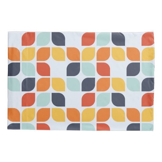 geometrisch patroon kussensloop (Achterkant-Links)