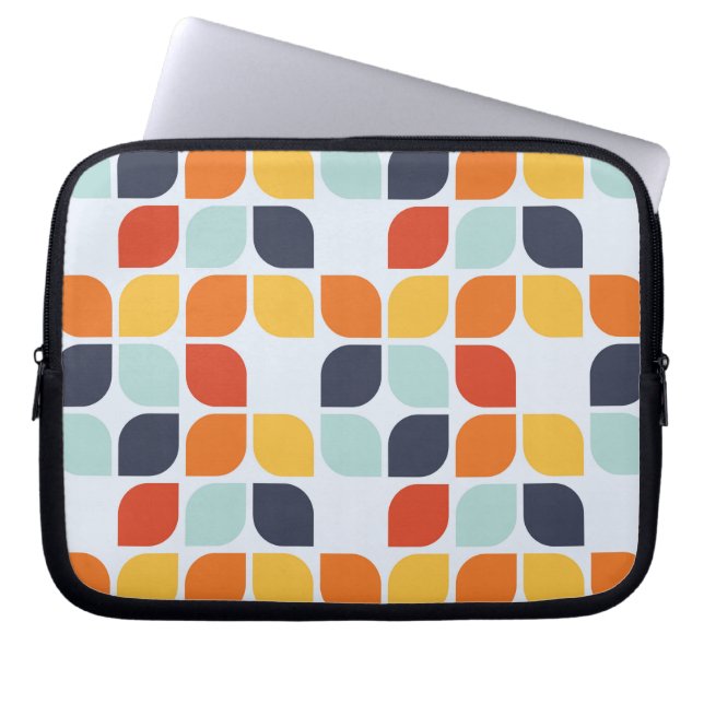  geometrisch patroon laptop sleeve (Voorkant)