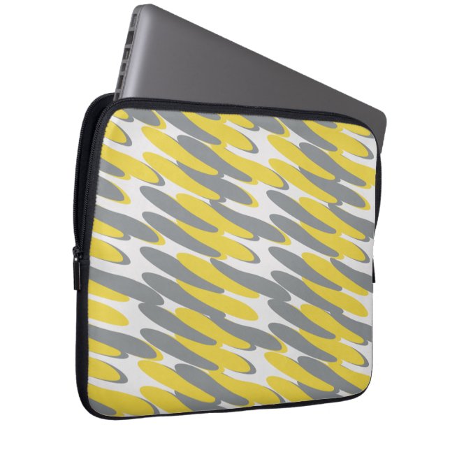 Geometrisch patroon laptop sleeve (Voorkant Rechts)