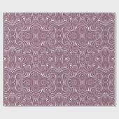 Geometrisch patroon | Lavendelwerveling Cadeaupapier (Vlak)