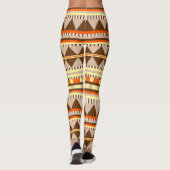 Geometrisch patroon leggings (Achterkant)