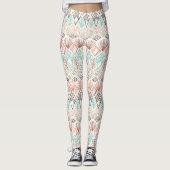 Geometrisch patroon leggings (Voorkant)