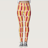 Geometrisch patroon leggings (Voorkant)