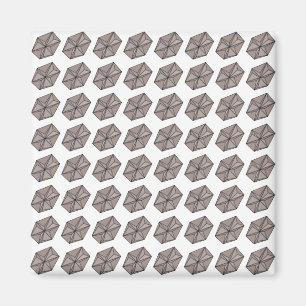 Geometrisch patroon magneet