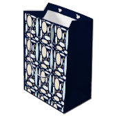 Geometrisch patroon medium cadeauzakje (Achterkant Gekanteld)