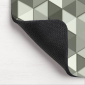 Geometrisch patroon met driehoeken van de grijswaa muismat (Hoek)