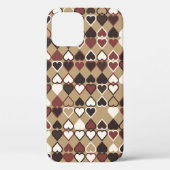 Geometrisch patroon met gekleurde elementen, abstr Case-Mate iPhone case (Achterkant)