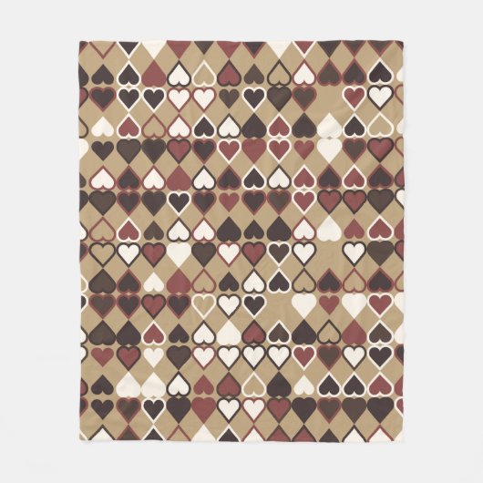 Geometrisch patroon met gekleurde elementen, abstr fleece deken (Voorkant)