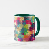 Geometrisch patroon met gouden overlay Mok (Voorkant rechts)