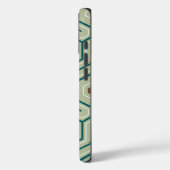 Geometrisch patroon met in elkaar grijpende zeshoe Case-Mate iPhone case (Achterkant / Links)