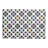 Geometrisch patroon met meerdere kleuren kussensloop (Achterkant)