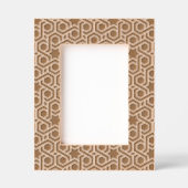 Geometrisch patroon met witte retro gegraveerde lijstjes (Voorkant)