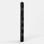 Geometrisch patroon met zwarte en donkere grijze s Case-Mate iPhone case (Achterkant/rechts)