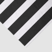 Geometrisch patroon met zwarte en witte strepen tissuepapier (Detail)