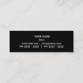 Geometrisch patroon mini visitekaartje (Achterkant)