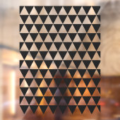 Geometrisch patroon | Modern stijlvol zwart Raamsticker (Vel 2)