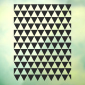 Geometrisch patroon | Modern stijlvol zwart Raamsticker (Vel 3)