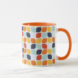  geometrisch patroon mok