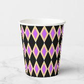 Geometrisch patroon papieren bekers (Achterkant)
