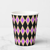Geometrisch patroon papieren bekers (Voorkant)