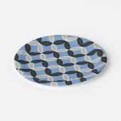 Geometrisch patroon papieren bordje (Gekanteld)