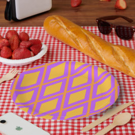 Geometrisch patroon papieren bordje