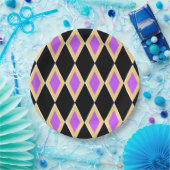 Geometrisch patroon papieren bordje (Feest)