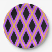 Geometrisch patroon papieren bordje (Voorkant)