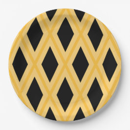 Geometrisch patroon papieren bordje